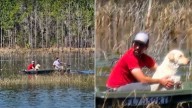 Florida Family Spots A Struggling Dog In A Lake And Rushes To Save Him