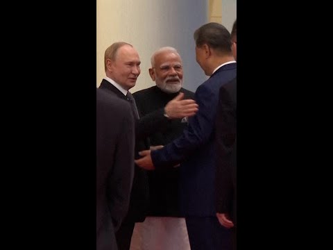 Putin, Modi, Xi Share Laughs at China Security Summit #politics #india #china #russia