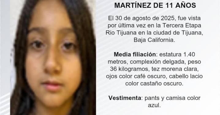 Se busca a Leah Aydalin Palacios Martínez de 11 años
