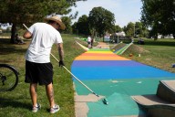 Saginaw police arrest 3 people, including artist, after fight over skate park mural