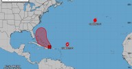 Tropical Storm Humberto to become major hurricane as tropical wave develops nearby