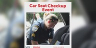 Gainesville police officers urge the importance of car seats during Child Passenger Safety Week