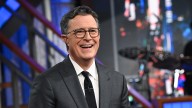 Colbert calls himself 'only martyr in late-night' as Kimmel returns