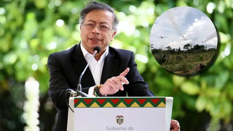 Petro advierte: “Donde la ciudadanía ataque al Ejército habrá fumigación aérea