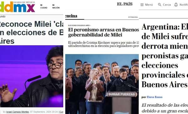 Los medios internacionales hablan de la derrota de Milei: "Mala idea"