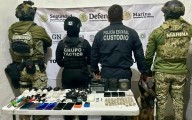 Operativo en penal de Huejotzingo: SSP asegura droga, armas y celulares