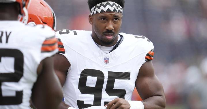 Browns' Myles Garrett set for season opener and renewing rivalry with Bengals QB Joe Burrow