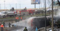 Explosión de pipa en Iztapalapa: Difunden nuevo video previo a la volcadura en Puente La Concordia