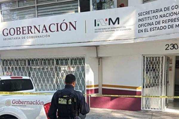 Desalojan oficina de INM en Michoacán por explosivo