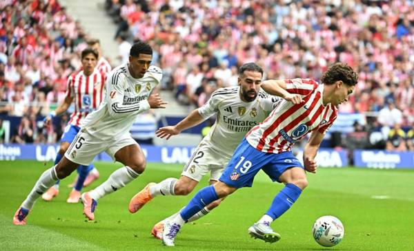 Con doblete de Julián Álvarez, Atlético goleó 5-2 al Real en un clásico de Madrid apasionante