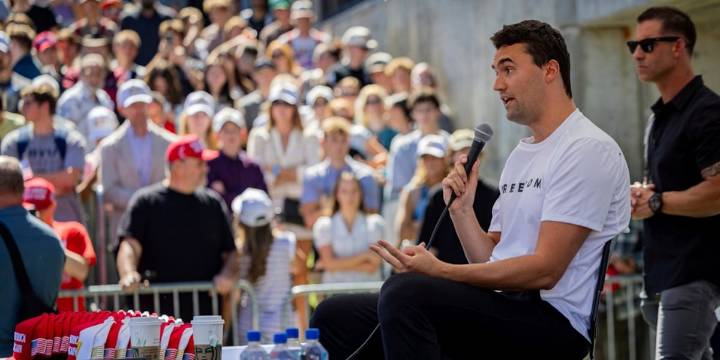 Conservative activist Charlie Kirk dead after being shot at university event, Trump says
