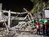 Dozens trapped in deadly Indonesia school collapse