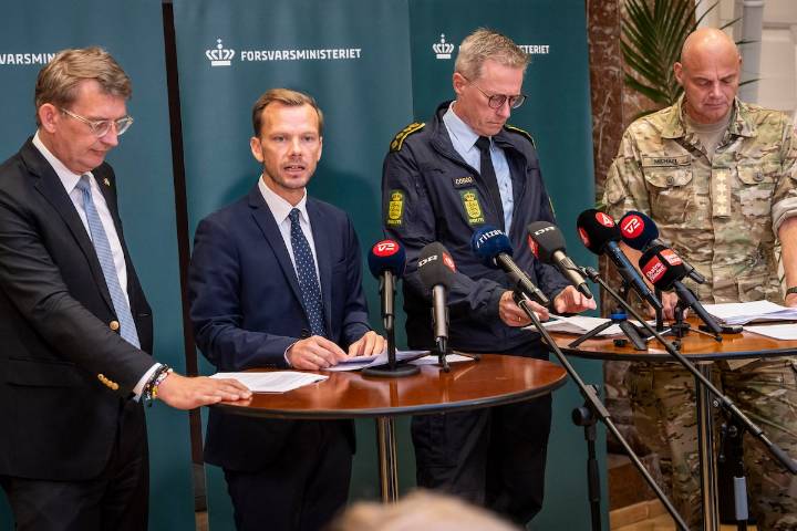 Danish defence ministry reports overnight drone sightings at military facilities