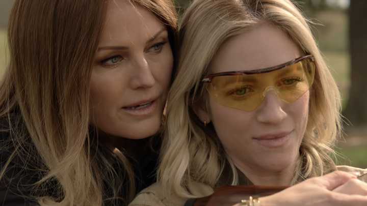 Malin Akerman's Viral The Hunting Wives Wig Makes A Return As She And Brittany Snow Celebrate Season 2 Renewal In The Most Unhinged Way