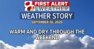 Forecast: Still warm and dry, 80s continue