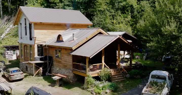 How a man used Hurricane Helene rubble to build a new home after the storm's wrath damaged the southeastern U.S.