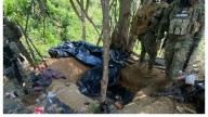 Marinos desmantelan 3 campamentos en Mazatlán