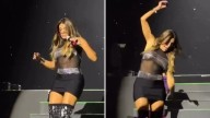 ¡Impactante! Catherine Fulop protagoniza una caída inesperada durante su espectáculo en Argentina y su reacción te sorprenderá.