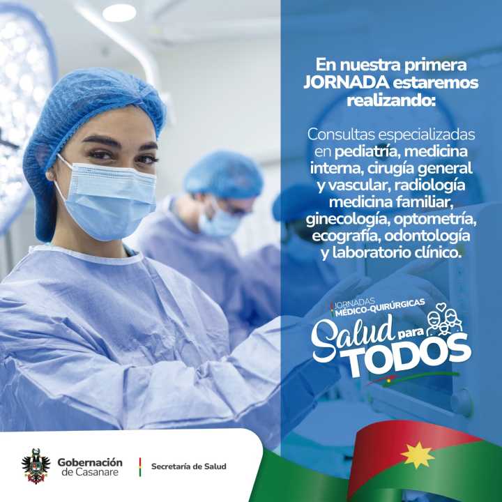 El gobernador César Ortiz Zorro, prioriza la salud de los casanareños con jornadas médico