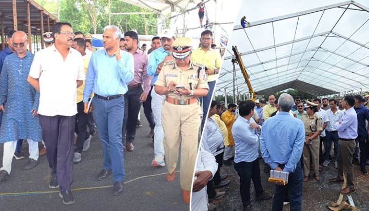 Jharsuguda Gears Up For PM Modi’s Visit; Preparations In Full Swing