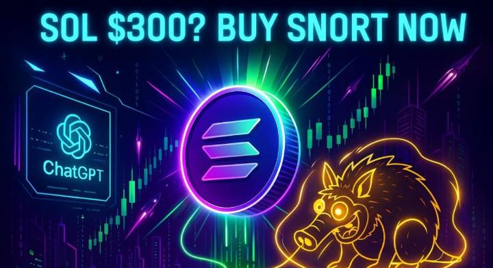 ChatGPT Says Solana Aims for $300 by the End of 2026, Makes Snorter Token Presale Viral