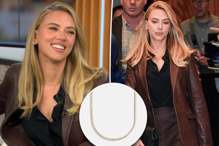 Scarlett Johansson just wore an under-$160 BaubleBar necklace