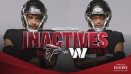 Atlanta Falcons inactives for Week 4 vs. Washington Commanders