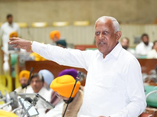 Opposition played political card, misled house even during flood crisis: Minister Barinder Goyal Photo Source: Babushahi Bureau [ FULL VIEW ]