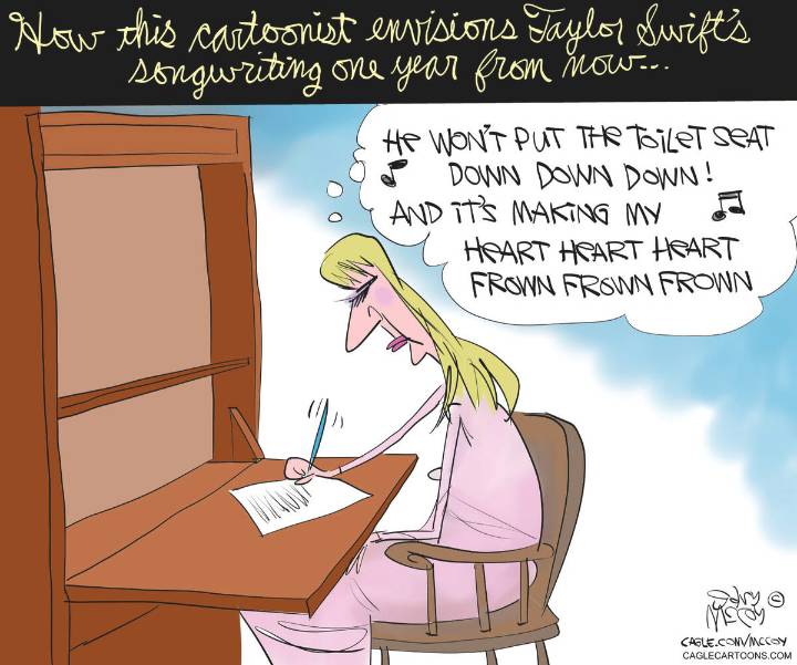 CARTOONS: What Taylor Swift’s post-marriage songwriting might look like