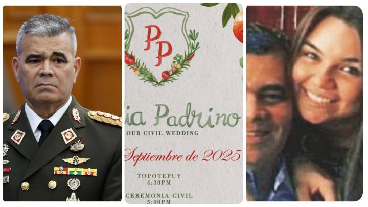 Este es el costo de la extravagante boda de la hija de Vladimir Padrino, el minDefensa de Maduro. Los lujos son impactantes