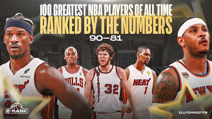 100 greatest NBA players of all time, ranked by the numbers: 90