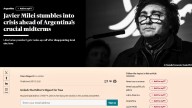 Según el Financial Times, Javier Milei atraviesa "la mayor crisis de su presidencia"