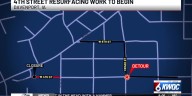 4th Street and Phase 3 of 3rd Street resurfacing work to begin