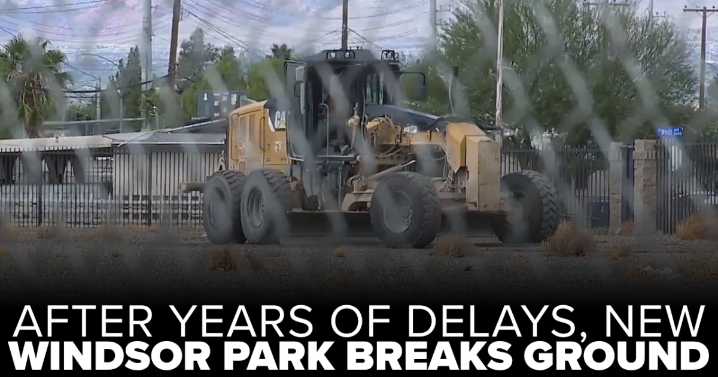 Windsor Park families see construction begin on long