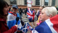 Protesters clash in Glasgow as immigration tensions rise in Scotland
