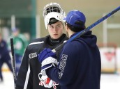 Sudbury Wolves goalie Owen Leonard making most of historic opportunity