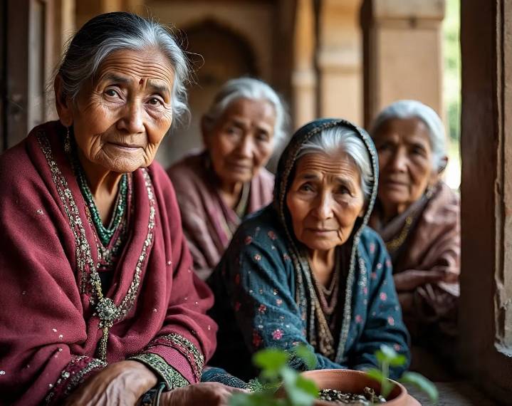 Kashmir’s Respectful Elderly Women