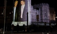 Proyectaron sobre el castillo de Windsor fotos de Donald Trump y Jeffrey Epstein