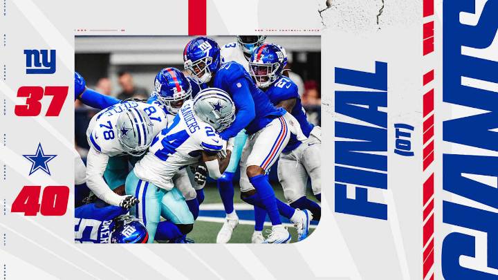 Instant Analysis: Giants fall to Cowboys 40