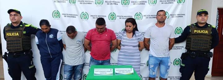 Policía desarticula banda “Los Uñas Largas” en Bolívar: 5 capturados