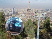 Cuándo estará listo el nuevo teleférico de Santiago que obligó a cortar el agua en varias comunas de la ciudad