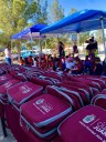 Entrega Secretaría del Ayuntamiento loncheras a infantes de preescolar