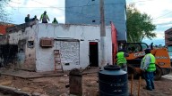 Derribaron un búnker que estaba vinculado a la banda de los Cantero