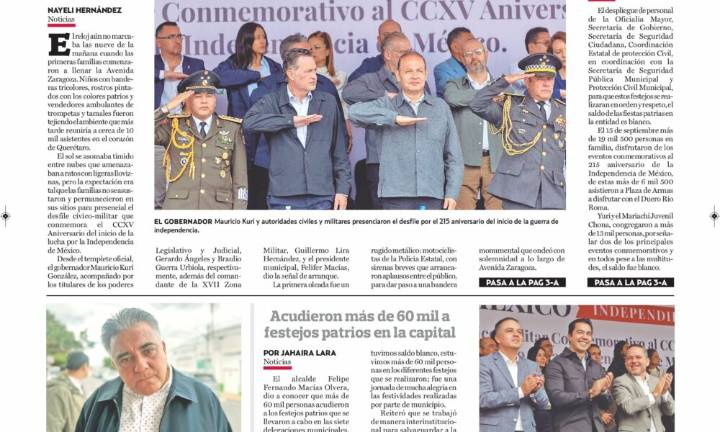 ¡Conoce la Portada de Hoy!