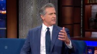 Gavin Newsom Lays Into Hannity, ‘Pravda Fox’ on Stephen Colbert Show