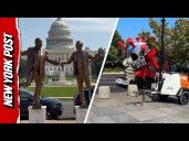 Bizarre Sculptures Mysteriously Appear in Washington DC