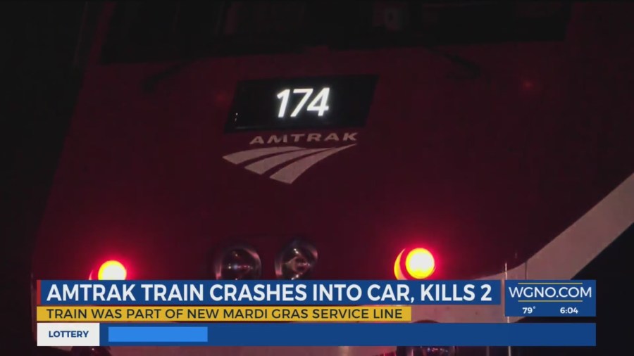 Two killed in crash involving Amtrak train headed to Alabama