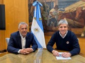 Alfredo Cornejo se reunió con Luis Caputo en busca de financiamiento para obras, salud y educación