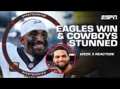NFL Week 3 REACTION 🏈 Bears stun the Cowboys & Eagles' 19