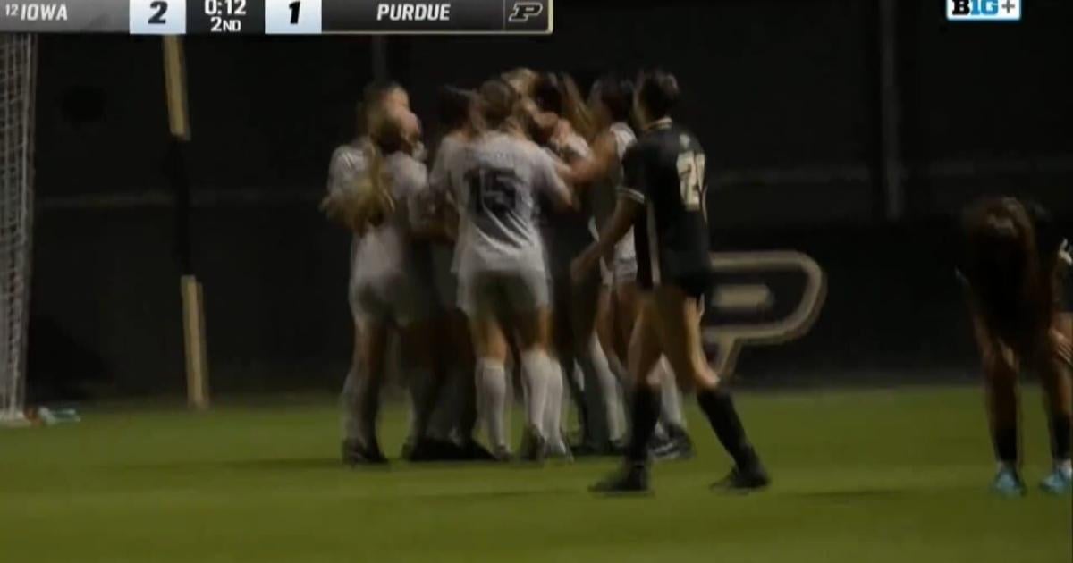 12th ranked Iowa soccer scores goal with 12 seconds left to beat Purdue 2